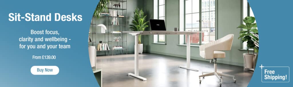 sit-stand desk for ergonomic desk setup