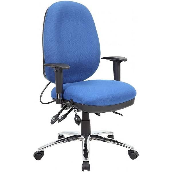 Deluxe Air Lumbar Fully Loaded Operator Chair
