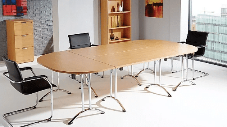 meeting room tables with folding section