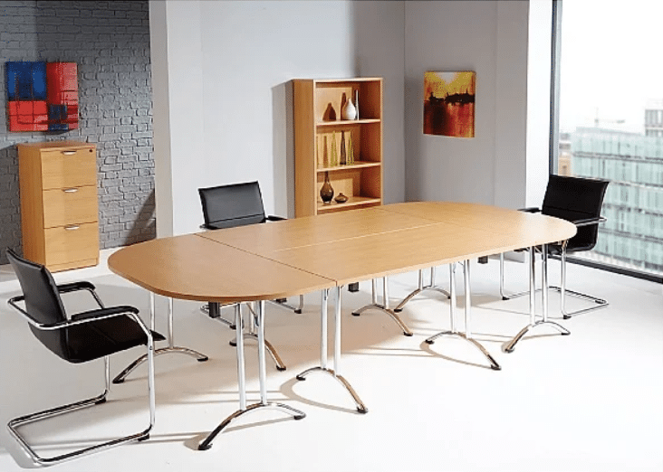 meeting room tables with folding section